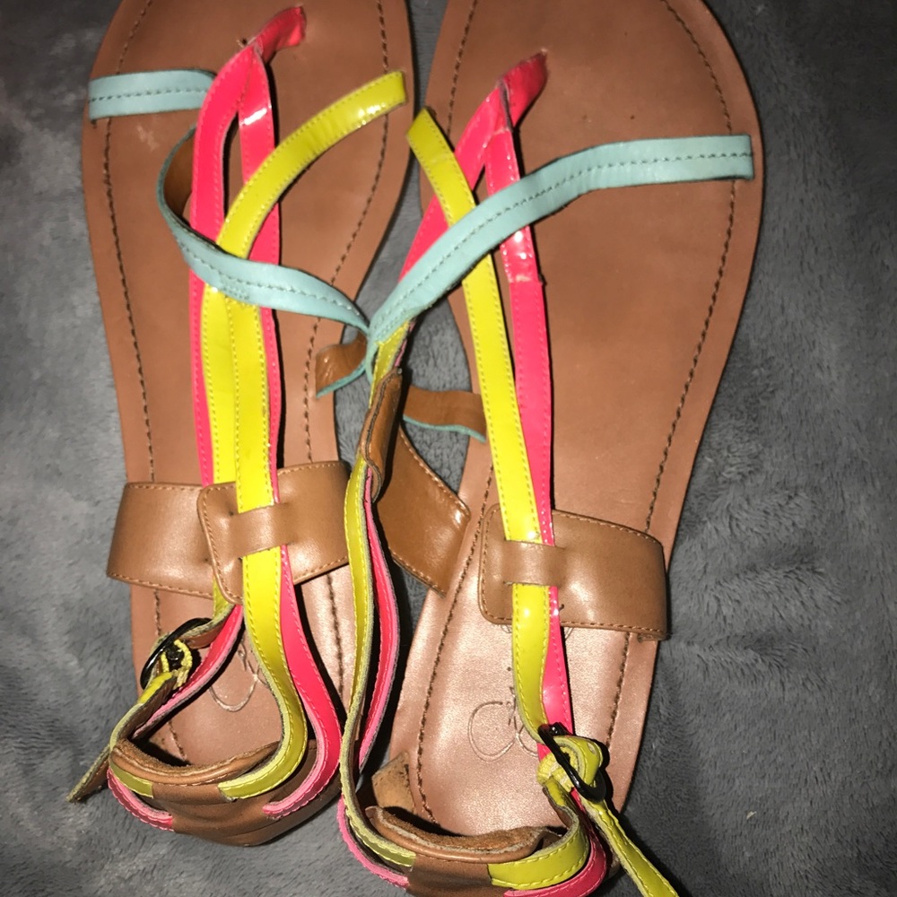 Jessica Simpson multi neon color